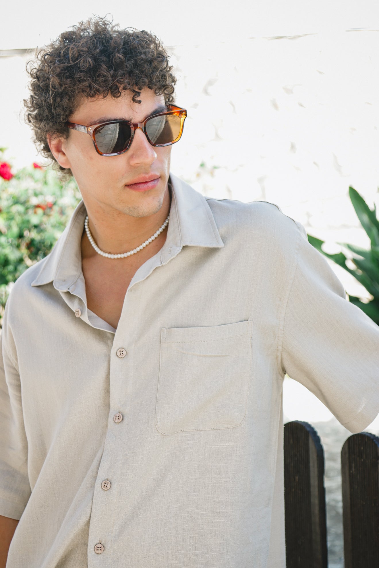Βαμβακερό πουκάμισο relaxed fit