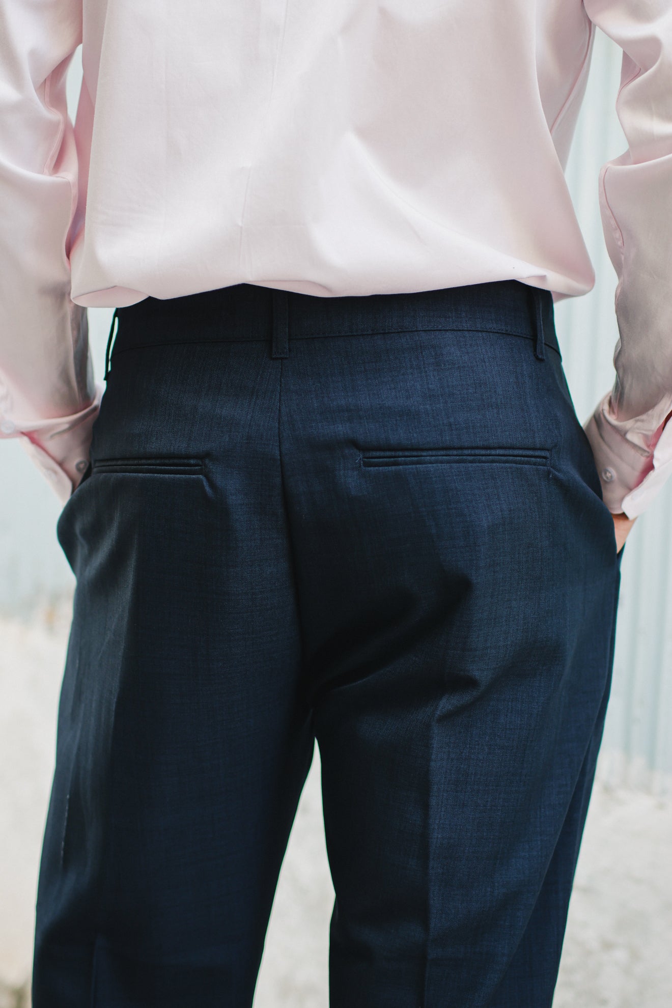 Παντελόνι slim fit με μάκρος cropped