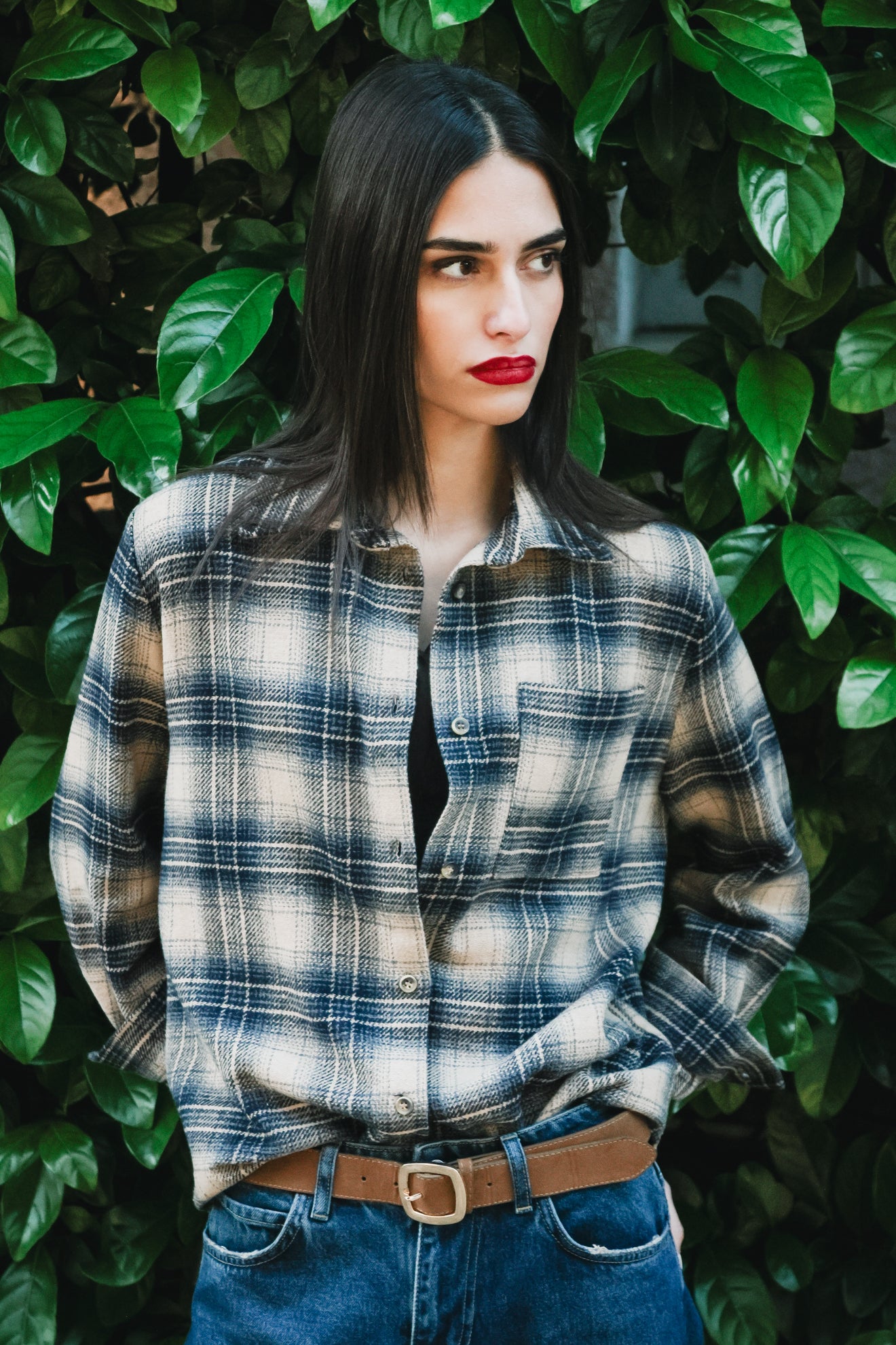 Καρό πουκάμισο oversized