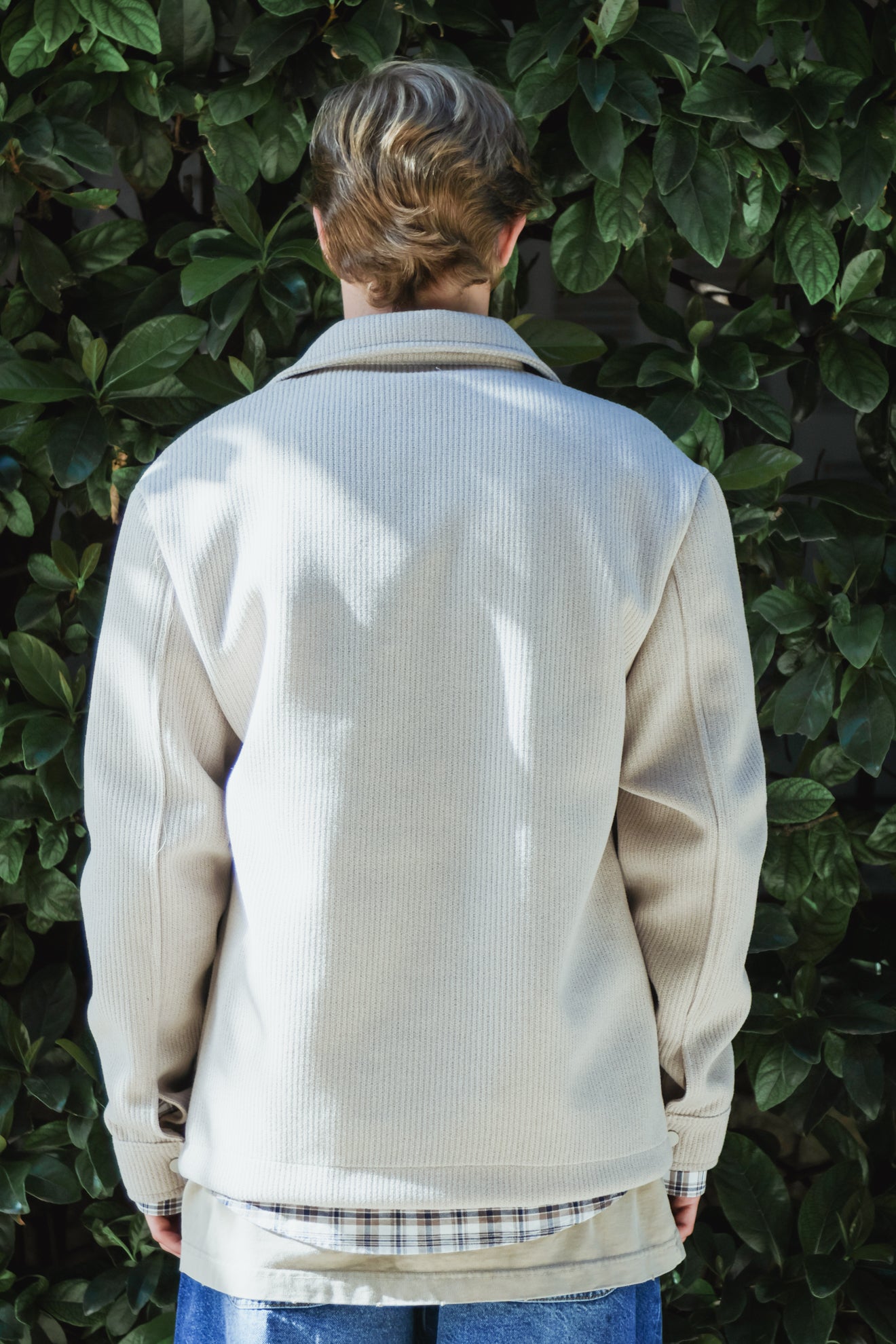 Overshirt με σχέδιο ύφανσης