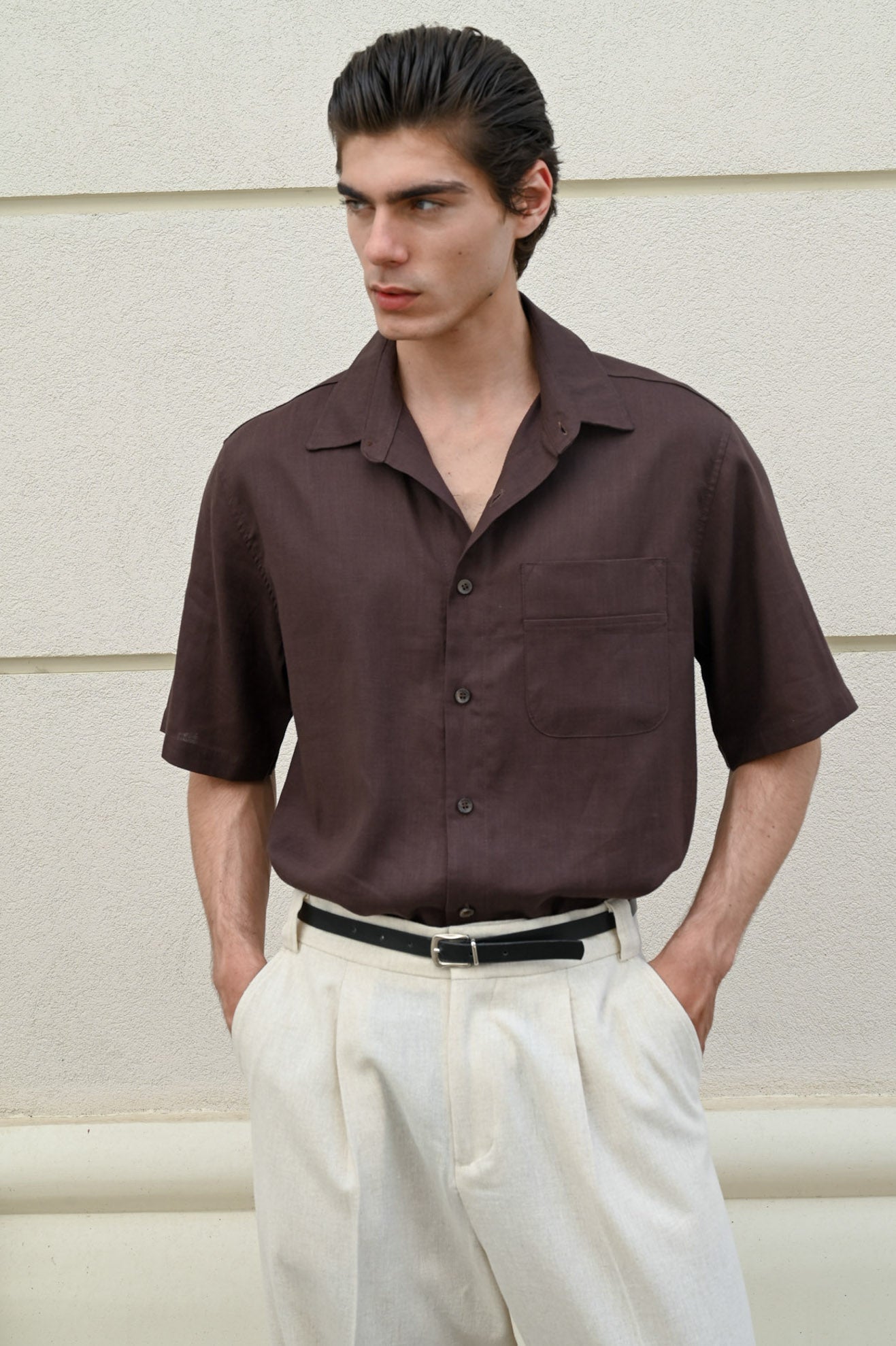 Πουκάμισο oversized 100% λινό