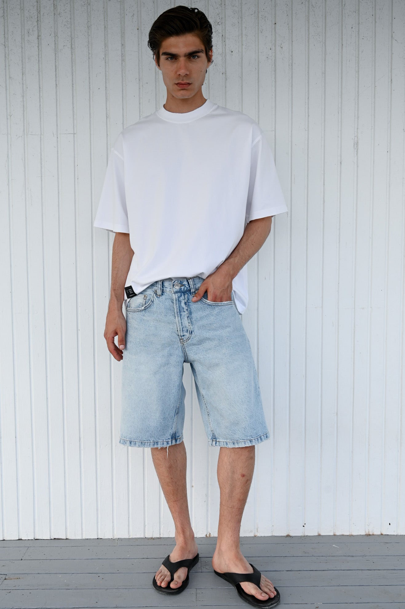 Βαμβακερή μπλούζα oversized
