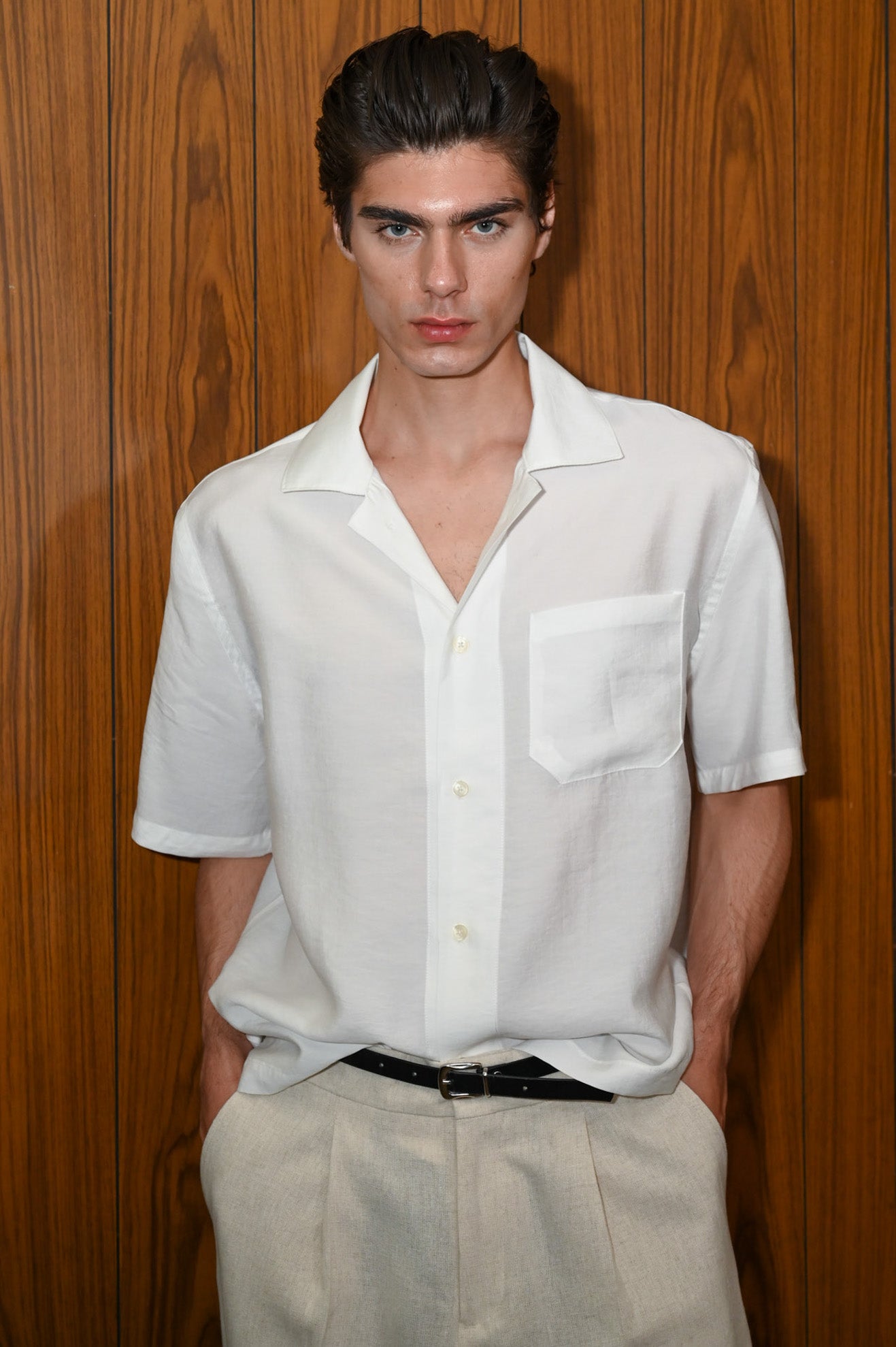 Πουκάμισο regular fit με τσέπη