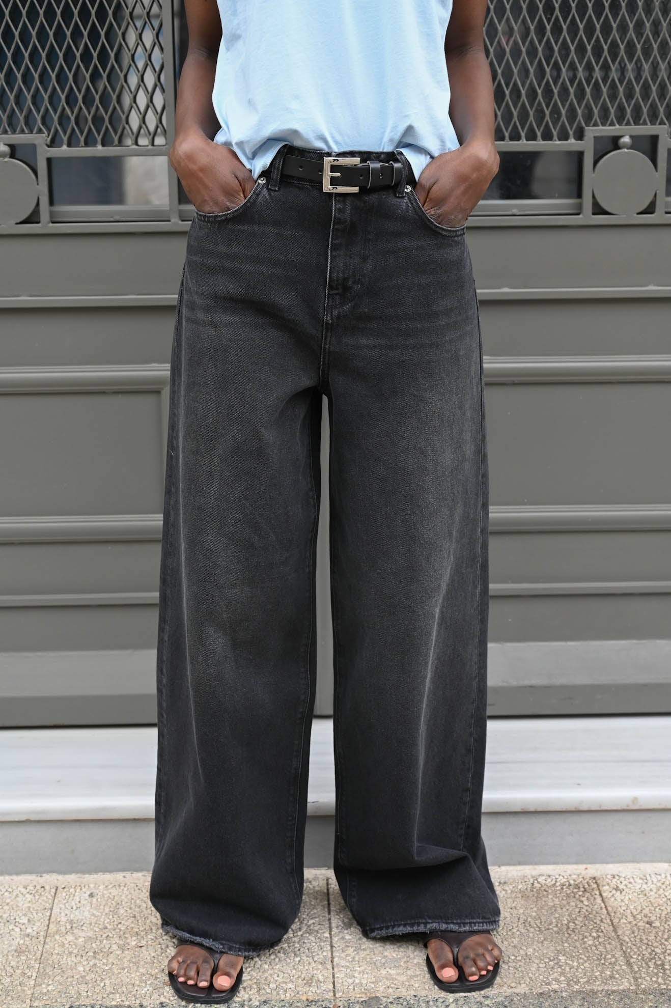 Τζιν wide leg