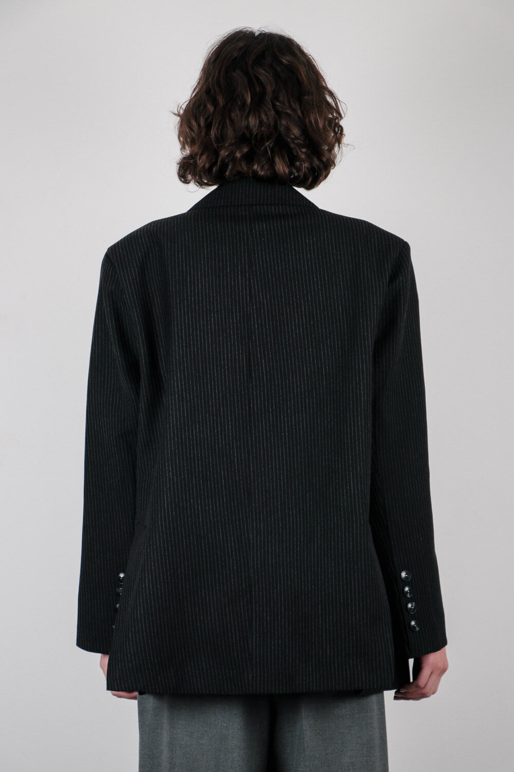 Ριγέ μπλέιζερ oversize