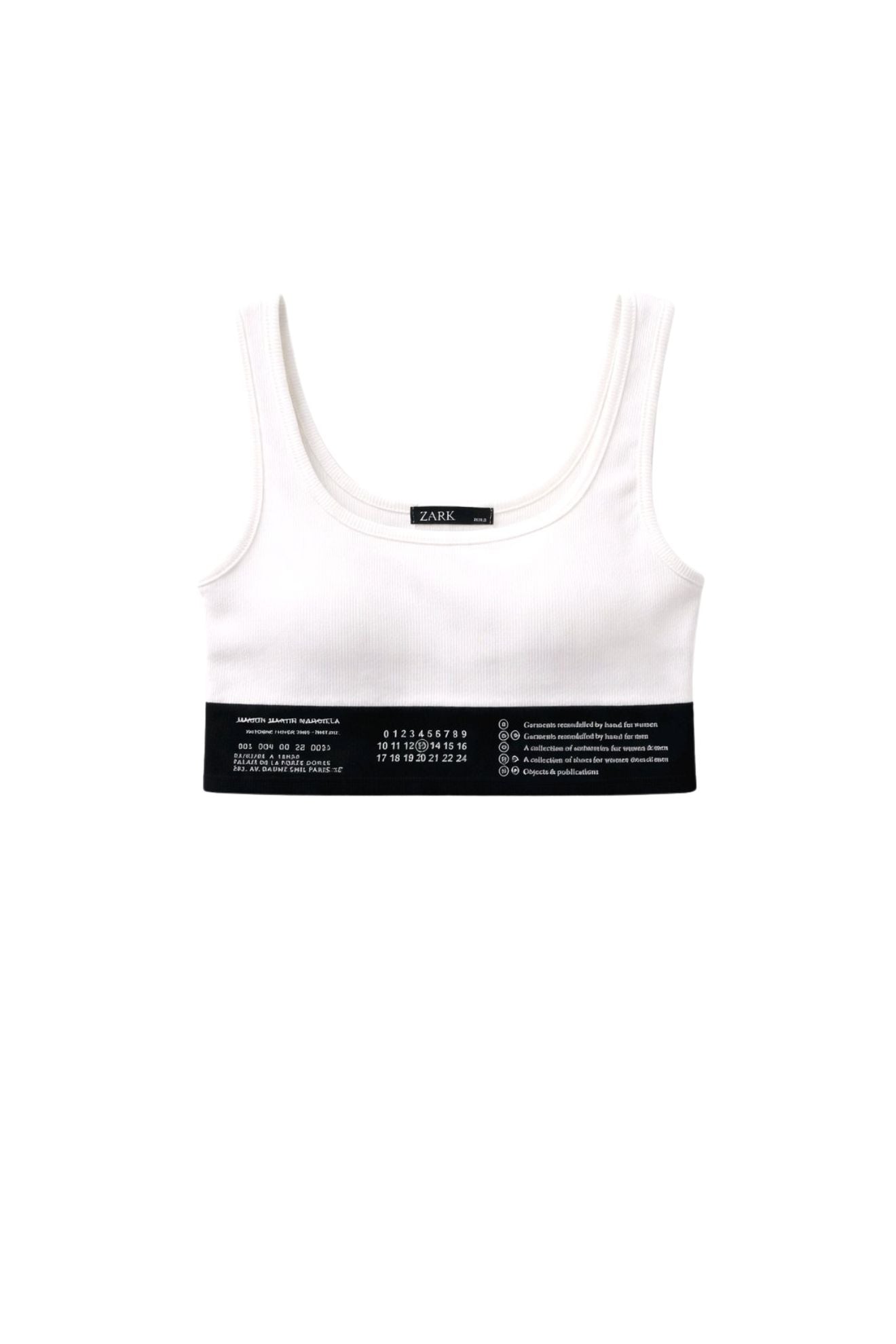 Top cropped ριπ με cups